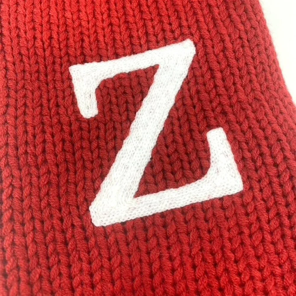 Target Wondershop Z Knit Monogram Christmas Stocking Red Wondershop™: 20